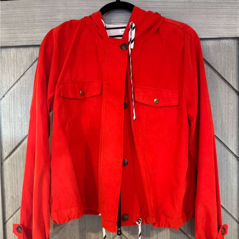 Blu Pepper Red Hooded Jacket